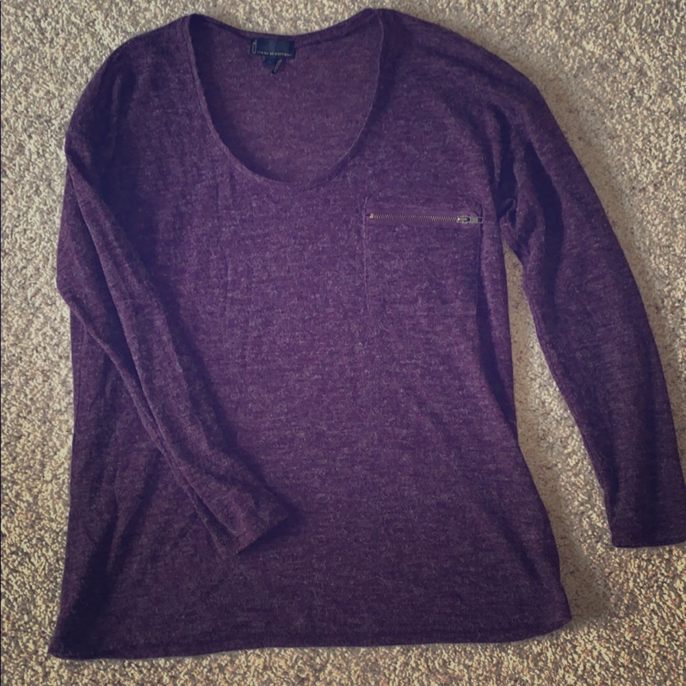 Purple Long Sleeve Top